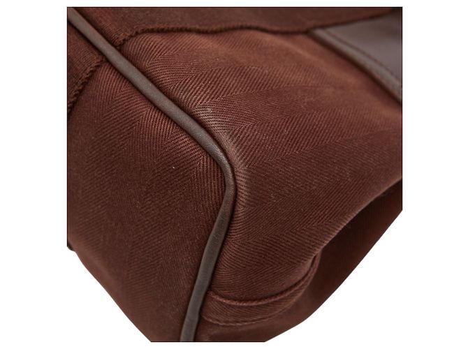Borsa tote Hermès Valparaiso PM Marrone - vista 6