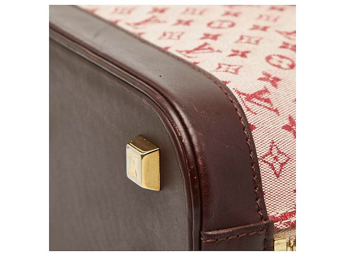Louis Vuitton Monogram Mini Alma O Handtasche Rot Fuschia - Ansicht 6