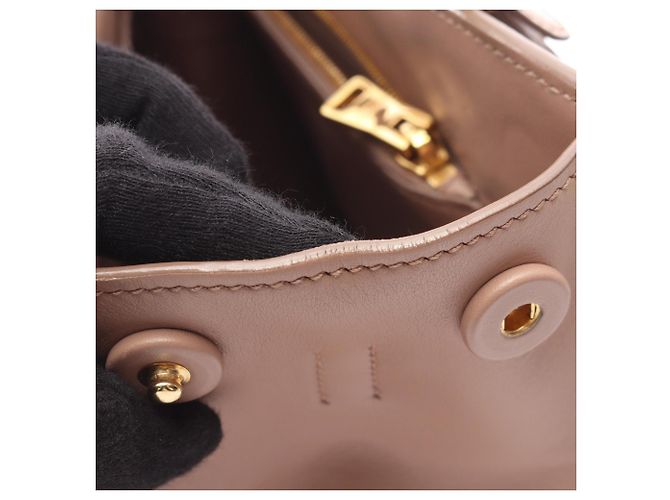 Prada Saffiano Cuir C Handtasche Pink - Ansicht 14