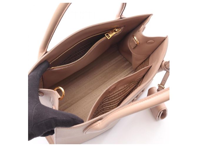 Prada Saffiano Cuir C Handtasche Pink - Ansicht 3