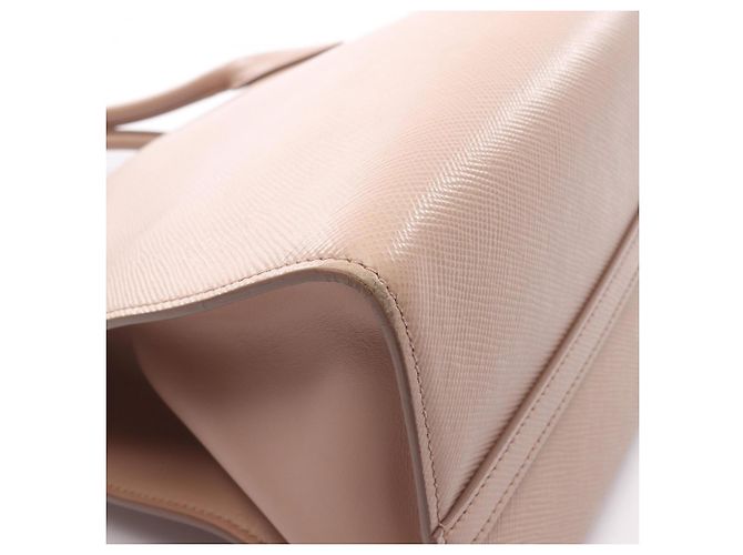Prada Saffiano Cuir C Handtasche Pink - Ansicht 6