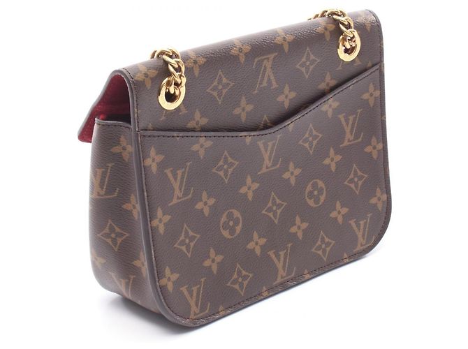Borsa a Spalla Passy Louis Vuitton Marrone Nero Monogramma - vista 2
