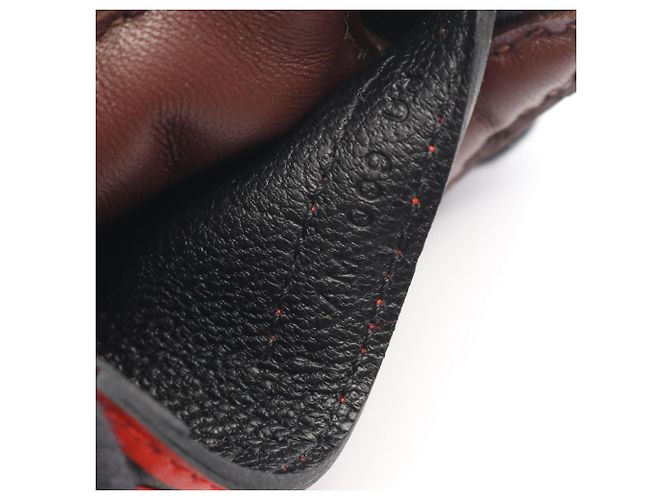 Charm Cool Robeaux PM Rodeo di Hermès Marrone Nero Rosso - vista 4