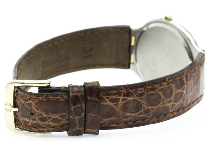 Relógio masculino OMEGA De Ville em aço K18 e ouro, quartzo - vista 5