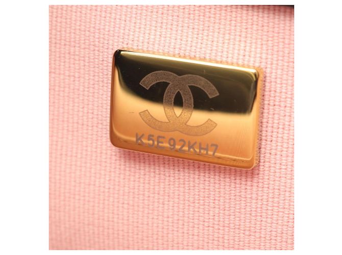 Borsa a Spalla Chanel in Nero e Rosa - vista 5
