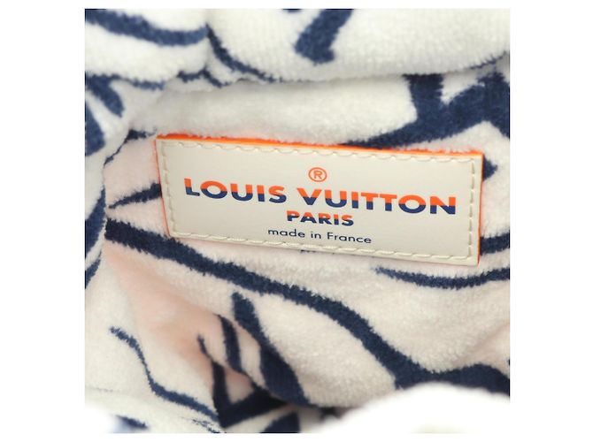 Borsa a spalla bucket Louis Vuitton LV Vacation a bordo piscina Marrone Arancione - vista 4