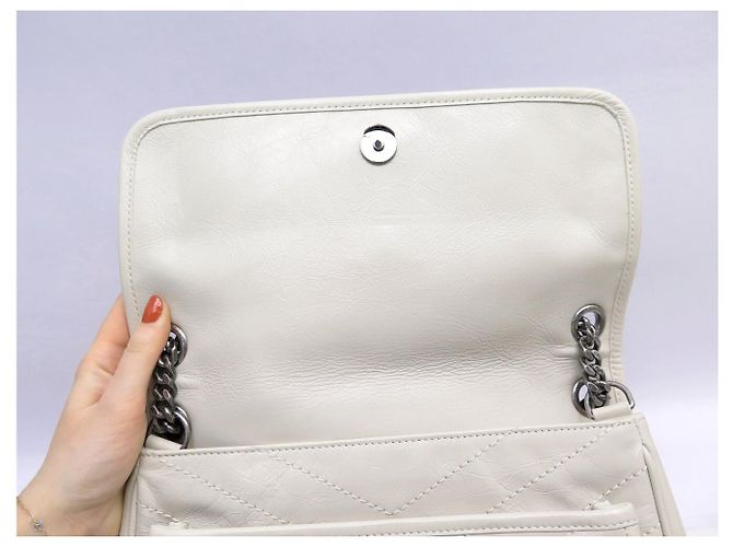 NUOVO BORSO A MANO SAINT LAURENT NIKI MEDIO 633158 IN PELLE CON TRACOLLA - vista 10
