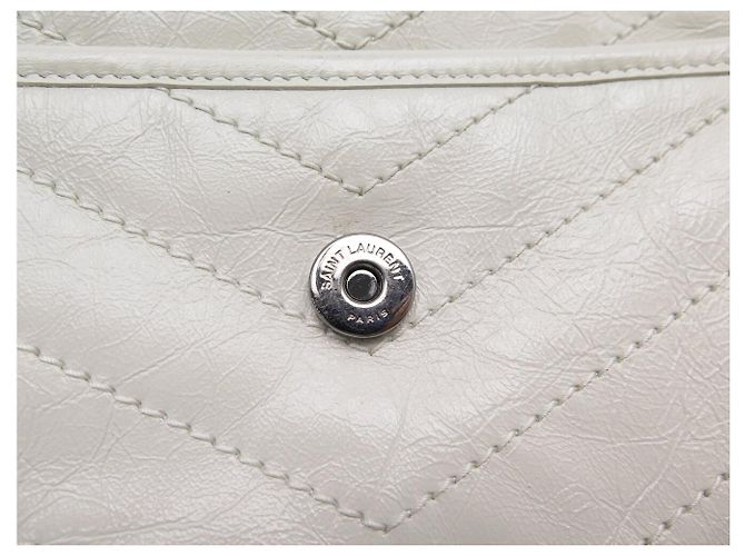 NUOVO BORSO A MANO SAINT LAURENT NIKI MEDIO 633158 IN PELLE CON TRACOLLA - vista 11