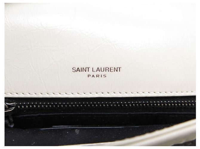 NUOVO BORSO A MANO SAINT LAURENT NIKI MEDIO 633158 IN PELLE CON TRACOLLA - vista 12