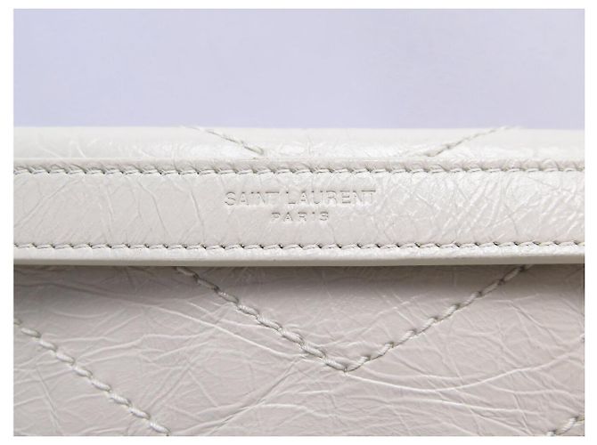 NUOVO BORSO A MANO SAINT LAURENT NIKI MEDIO 633158 IN PELLE CON TRACOLLA - vista 8