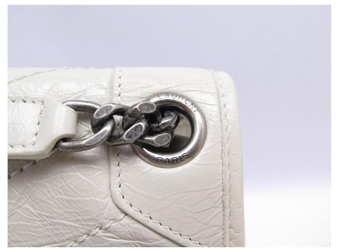 NUOVO BORSO A MANO SAINT LAURENT NIKI MEDIO 633158 IN PELLE CON TRACOLLA - vista 9