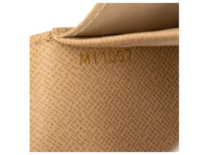 Portafoglio lungo Sarah Monogram Dentelle Louis Vuitton Marrone - vista 6