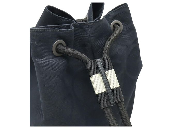 Borsa a spalla in tela con logo GG Gucci Nero - vista 4