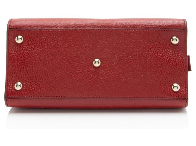 Borsa piccola in pelle Gucci Soho Rosso - vista 4