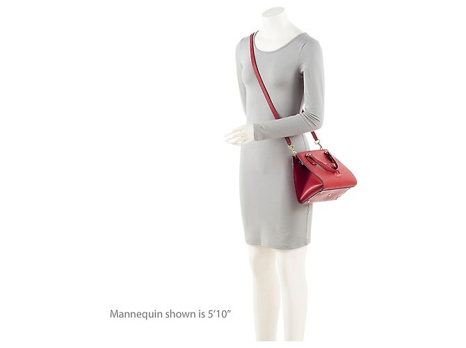 Borsa piccola in pelle Gucci Soho Rosso - vista 5