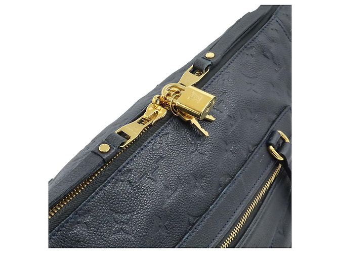 Borsa 2 in 1 Monogram Empreinte Lumineuse PM di Louis Vuitton Blu - vista 5