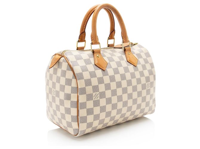 Louis Vuitton Damier Azur Speedy 25 Tasche Blau - Ansicht 2