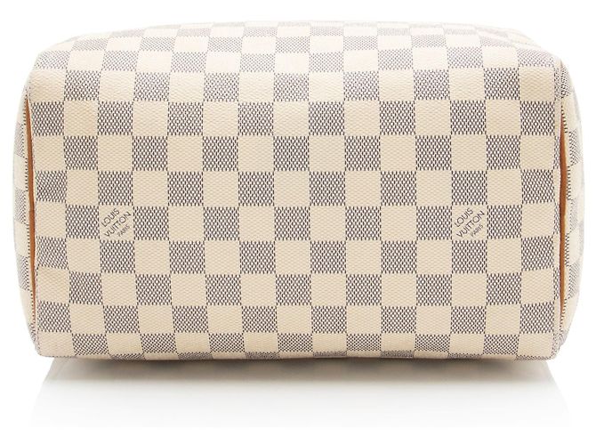 Louis Vuitton Damier Azur Speedy 25 Tasche Blau - Ansicht 4