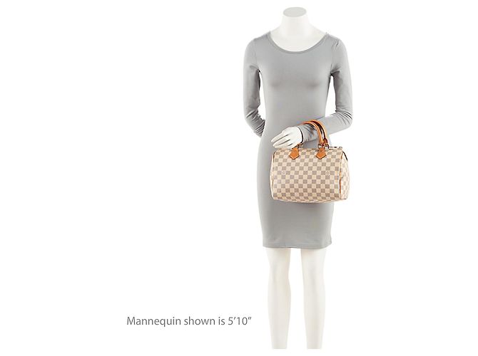 Louis Vuitton Damier Azur Speedy 25 Tasche Blau - Ansicht 5