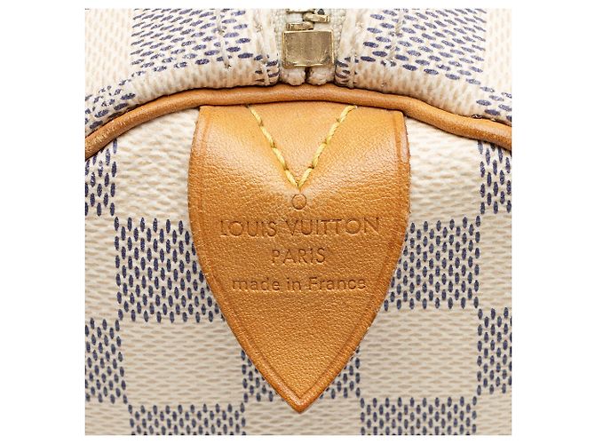 Louis Vuitton Damier Azur Speedy 25 Tasche Blau - Ansicht 7