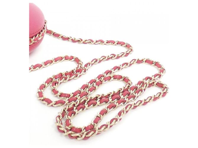 Timeless Borsa Clutch a Catena Chanel in Pelle di Agnello Rosa - vista 7