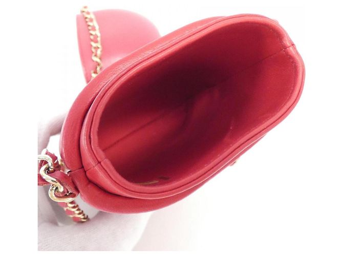 Timeless Borsa Clutch a Catena Chanel in Pelle di Agnello Rosa - vista 8