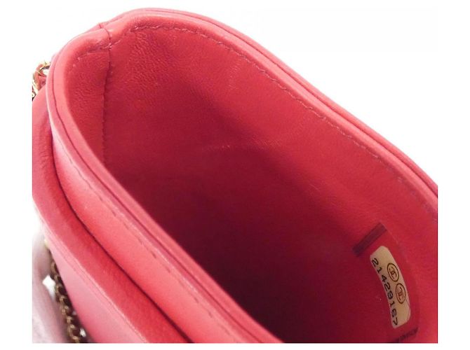 Timeless Borsa Clutch a Catena Chanel in Pelle di Agnello Rosa - vista 9