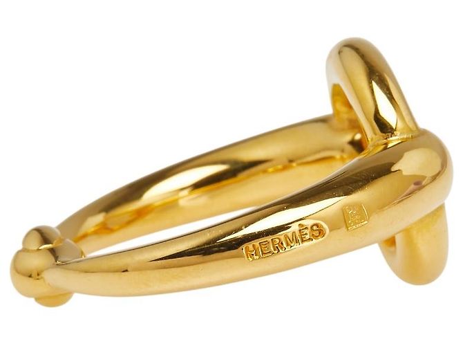 Ring Anel de lenço Mors da Hermès Dourado - vista 5