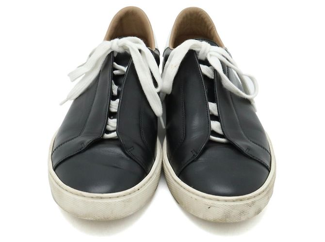 Sneakers in pelle Hermès 25,5-26cm Nero Bianco - vista 4