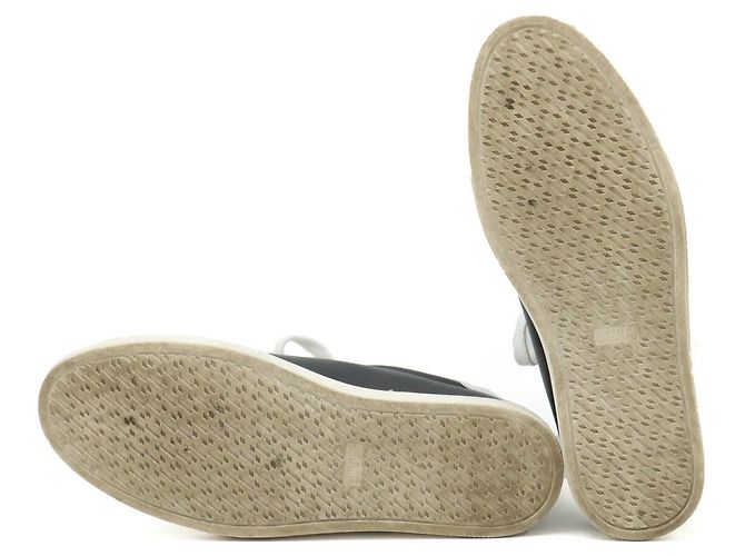 Sneakers in pelle Hermès 25,5-26cm Nero Bianco - vista 5