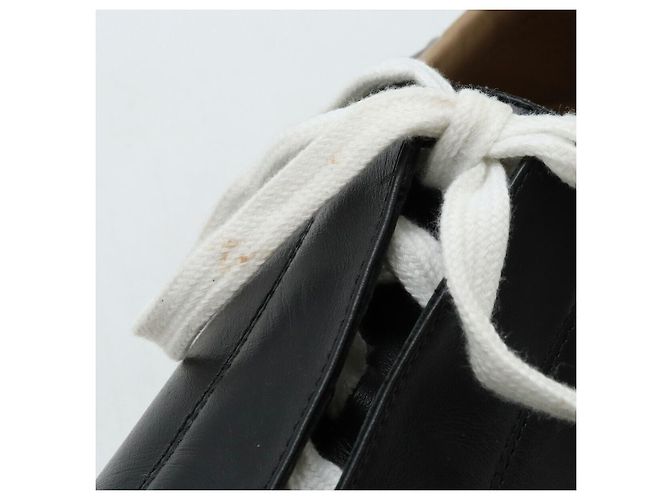 Sneakers in pelle Hermès 25,5-26cm Nero Bianco - vista 6
