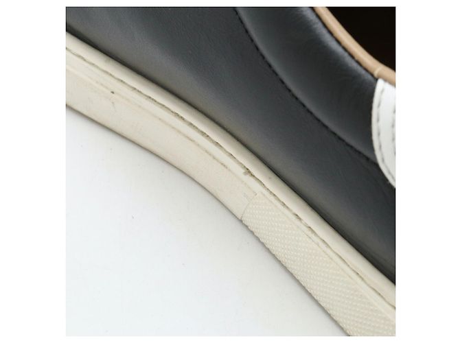 Sneakers in pelle Hermès 25,5-26cm Nero Bianco - vista 8
