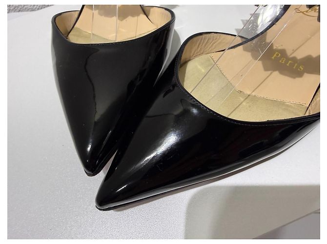 Christian Louboutin Planet Choc Flat Patent Black 36 Schwarz - Ansicht 6