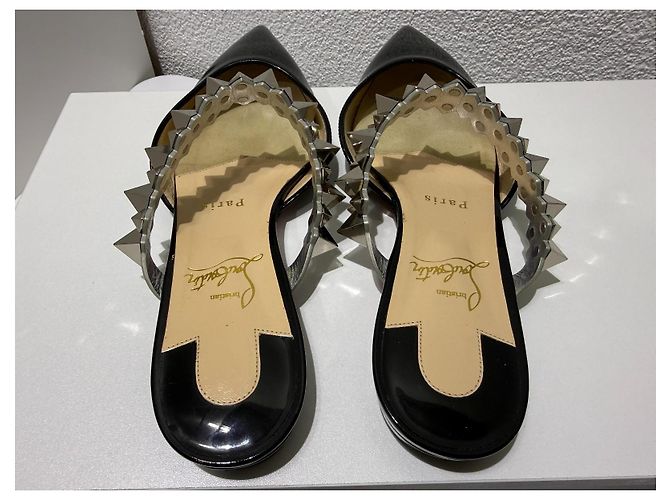 Christian Louboutin Planet Choc Flat Patent Black 36 Schwarz - Ansicht 7