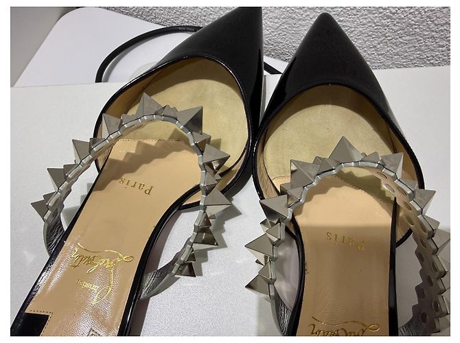Christian Louboutin Planet Choc Flat Patent Black 36 Schwarz - Ansicht 8