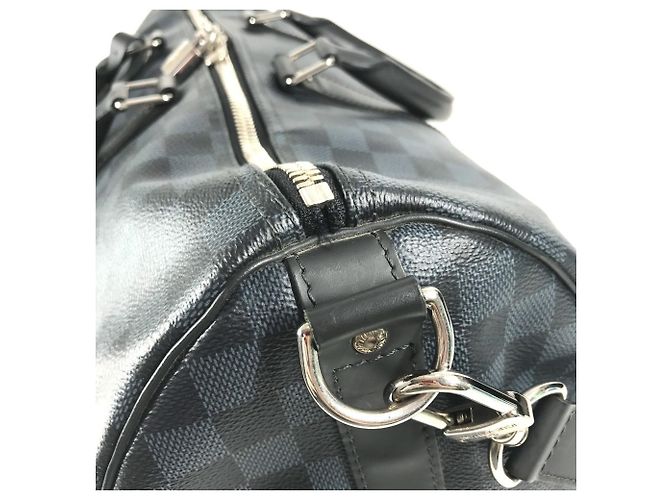 Louis Vuitton Keepall Bandoulière 45 Damier Cobalt Blu navy - vista 12
