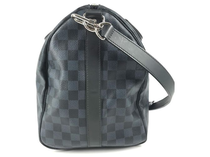 Louis Vuitton Keepall Bandoulière 45 Damier Cobalt Blu navy - vista 4