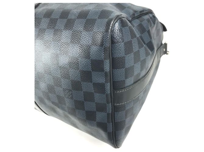 Louis Vuitton Keepall Bandoulière 45 Damier Cobalt Blu navy - vista 6