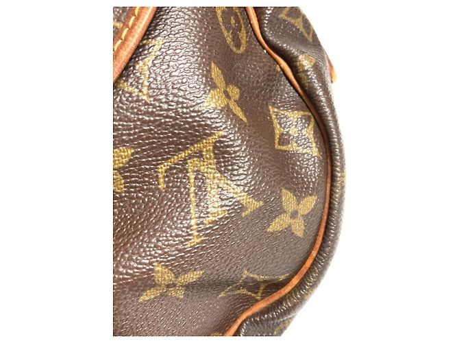 Borsa a Spalla Saumur 35 Monogram M42254 di Louis Vuitton Marrone Monogramma - vista 6