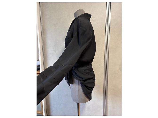 Conjunto Negro Drapado de Thierry Mugler - vista 12