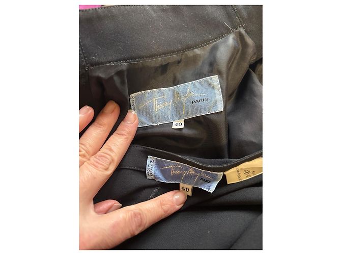 Conjunto Negro Drapado de Thierry Mugler - vista 20