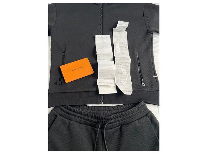 Completo tuta Louis Vuitton Monogram Nero - vista 3