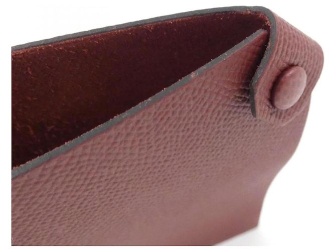 Funda para pasaporte Hermès Tarmac PM Roja - vista 4
