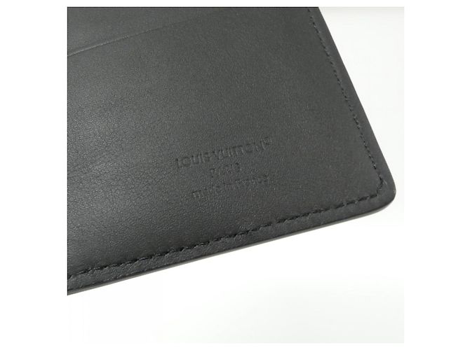 Portafoglio Brazza in Monogram Taurillon Louis Vuitton Nero - vista 3