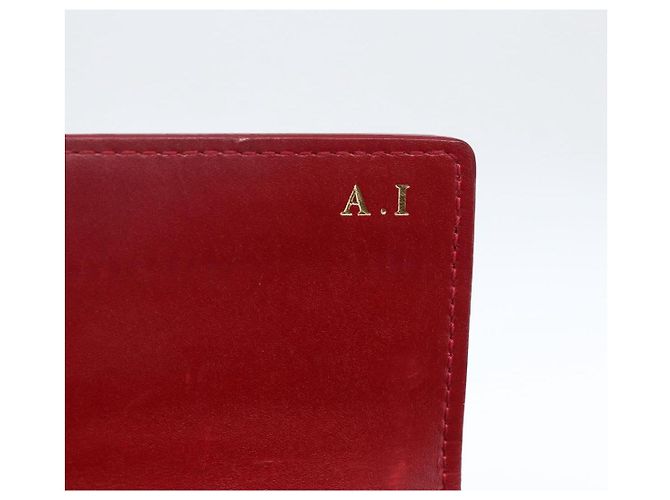LOUIS VUITTON Vernis Portafoglio Sarah Long Wallet Rosso M93530 LV Auth ki6362 - vista 8