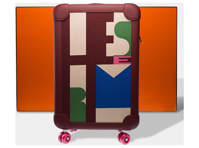 Plume Hermès Borsa HERMES in Pelle Bordeaux - 103289 Bordò - vista 2