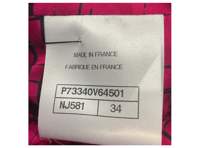 Chanel Fuchsia 2022 Chenille Cord-Jacke Pink - Ansicht 5