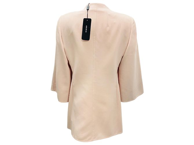Akris Light Pink Moonstone Salsa Wool Jacket - view 3