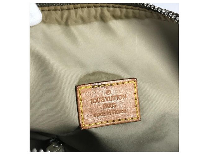 Bolso de Hombro Boston Damier Geant Khaki Louis Vuitton Caqui - vista 12