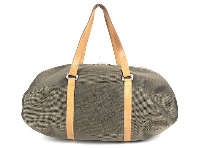 Bolso de Hombro Boston Damier Geant Khaki Louis Vuitton Caqui - vista 5